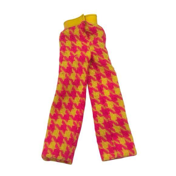 Vintage Barbie Check the Suit Outfit 1970-71 Sweater Pants & Shoes GUC - Picture 6 of 9